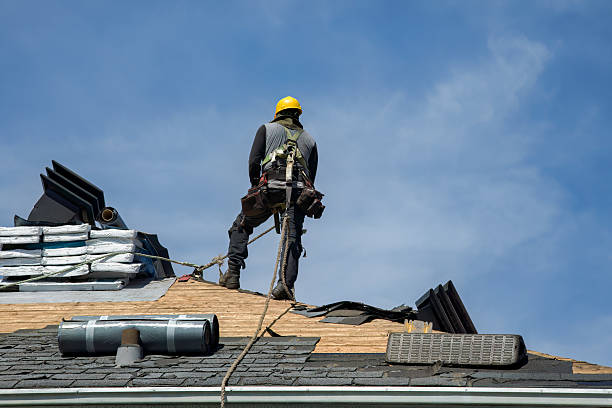 Professional Flat Roof Repair technician working in Walnutport, PA